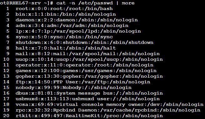 linux список пользователей в системе