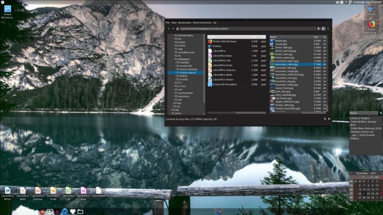 Новая версия Lumina Desktop 1.4.0 была выпущена