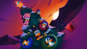 Новогодний Tux 2016